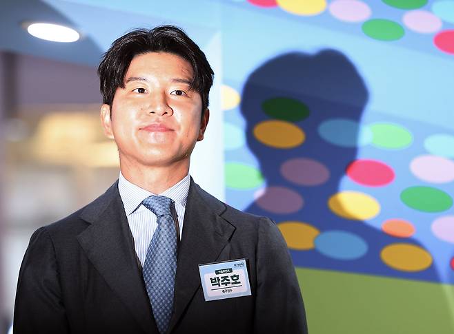 박주호가 서울 송파구 롯데월드타워에서 열린 'K리그-산리오캐릭터즈 프리오픈데이' 행사에 참석한 모습